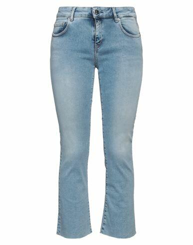 Replay Woman Jeans Blue Cotton, Elastomultiester, Elastane Cover