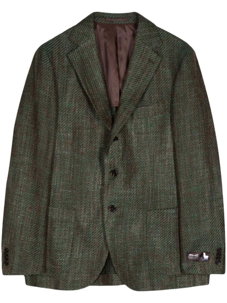 Man On The Boon. single-breasted blazer - Green Cover