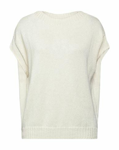 Drumohr Woman Sweater Ivory Cotton Cover