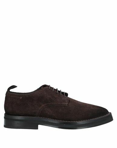 Rare Man Lace-up shoes Dark brown Soft Leather Cover