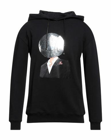 Limitato Man Sweatshirt Black Cotton, Elastane Cover