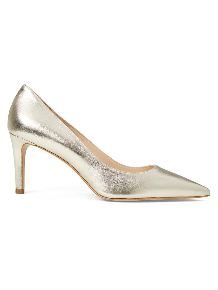 Bruno Magli Women's Stella Leather Pumps - Gold Cover