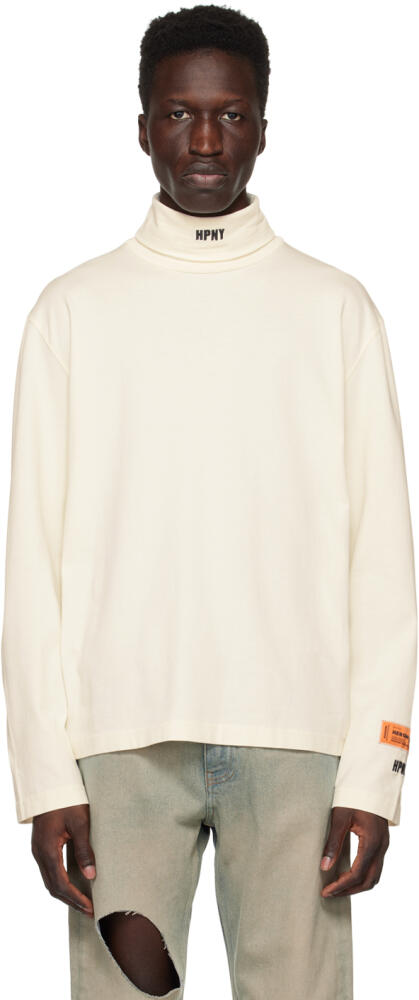 Heron Preston White 'HPNY' Long Sleeve T-Shirt Cover