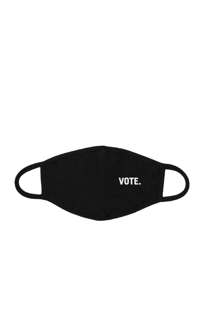 RE/DONE Jersey VOTE Mask in Black Cover