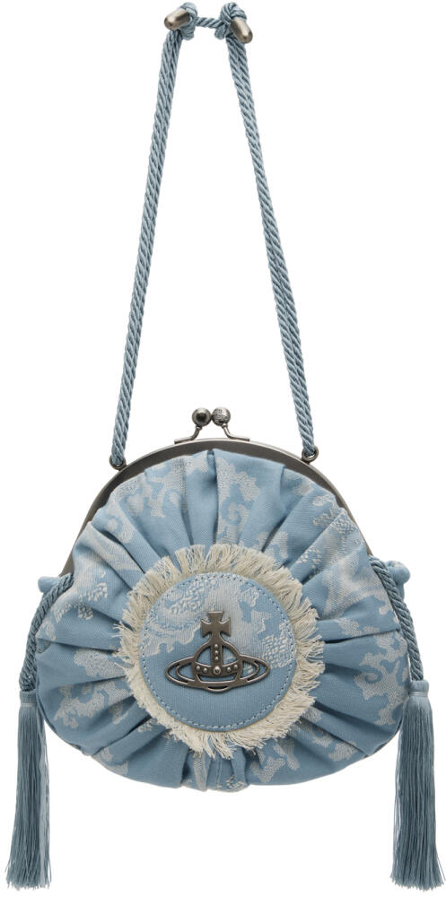 Vivienne Westwood Blue Rosie Circle Frame Crossbody Bag Cover