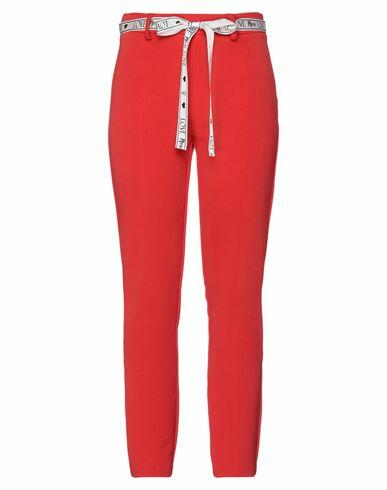 Cristinaeffe Woman Pants Red Polyester, Viscose, Elastane Cover