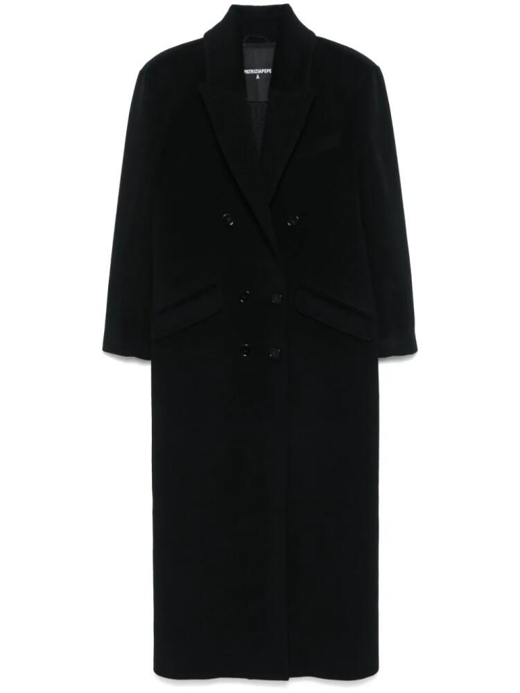 Patrizia Pepe double-breasted coat - Black Cover