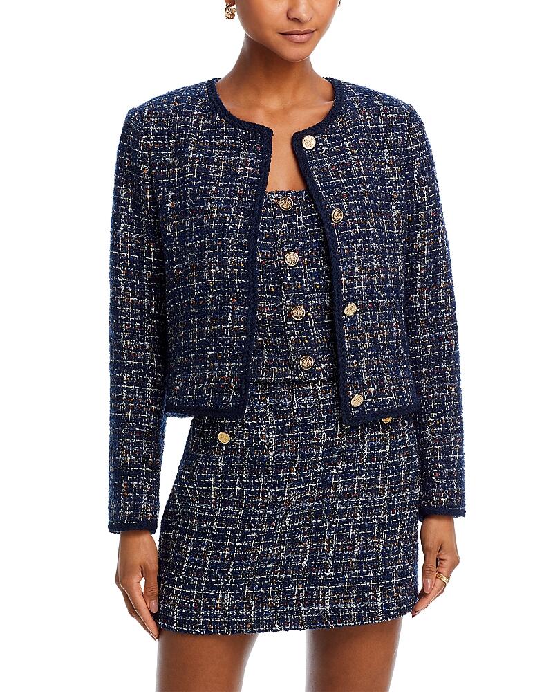 Aqua x Venus Williams Tweed Braid Trim Jacket - Exclusive Cover