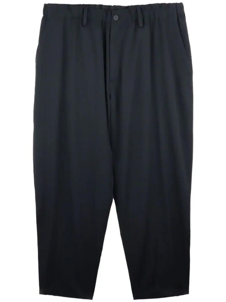 Yohji Yamamoto pleat-detailing straight trousers - Black Cover