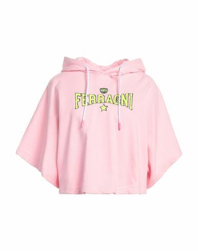 Chiara Ferragni Woman Sweatshirt Pink Cotton Cover