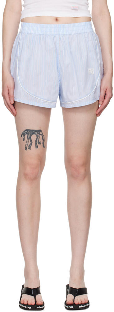 alexanderwang.t Blue Track Shorts Cover