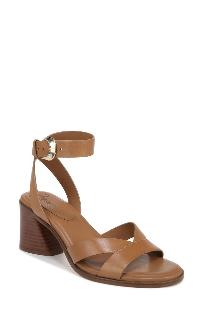 27 EDIT Naturalizer Yumi Ankle Strap Sandal in Saddle Tan Leather Cover