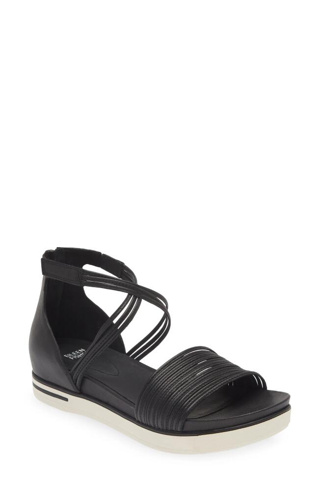 Eileen Fisher Shae Strappy Sandal in Black Cover