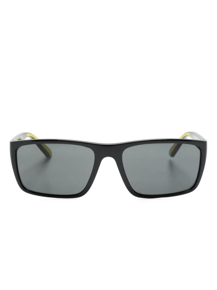 Ferrari rectangle-frame sunglasses - Black Cover