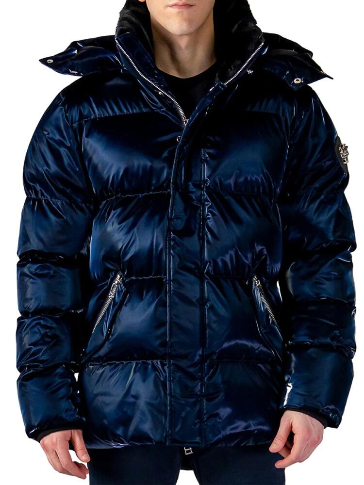 Woodpecker Men's Bumnester Heavy Weight Puffer Jacket - All Wet Navy Cover