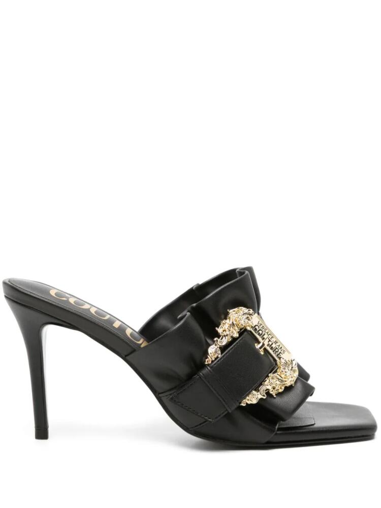 Versace Jeans Couture Emily 90mm ruffled pumps - Black Cover