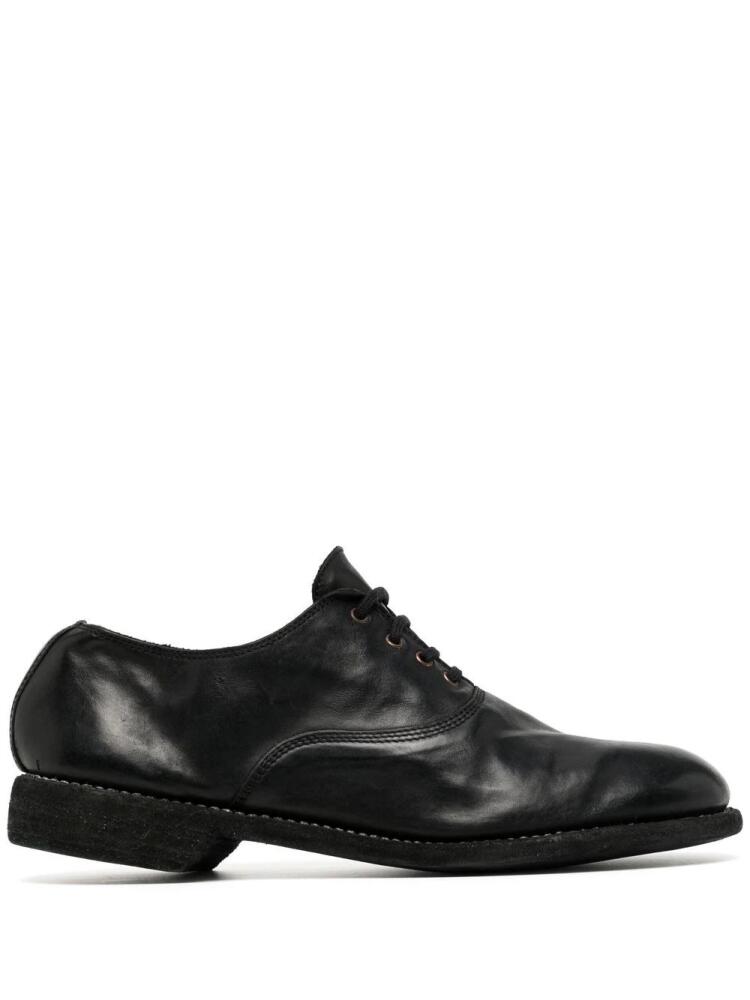 Guidi leather Derby shoes - Black Cover