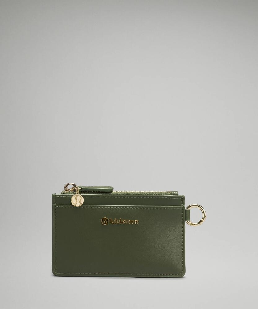 lululemon - Cactus Material Card Case - Green/Olive/Barracks Green/Gold Cover