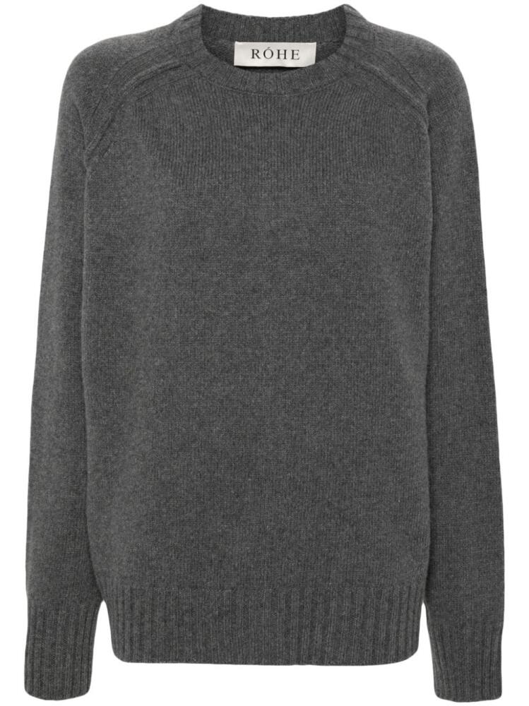 Róhe crew-neck jumper - Grey Cover