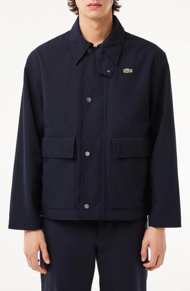 Lacoste Water Resistant Utility Jacket in Hde Abimes Cover