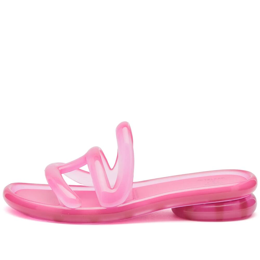 Melissa Women's x TELFAR Jelly Slide Shoes in Pink Cover