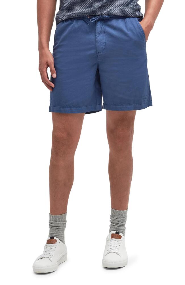 Barbour Oxtown Drawstring Shorts in Dark Denim Cover