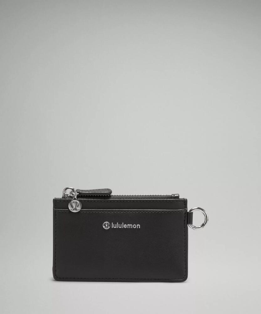 lululemon - Cactus Material Card Case - Black/Neutral/Silver Cover