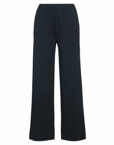 Gran Sasso Woman Pants Midnight blue Cotton, Polyamide Cover