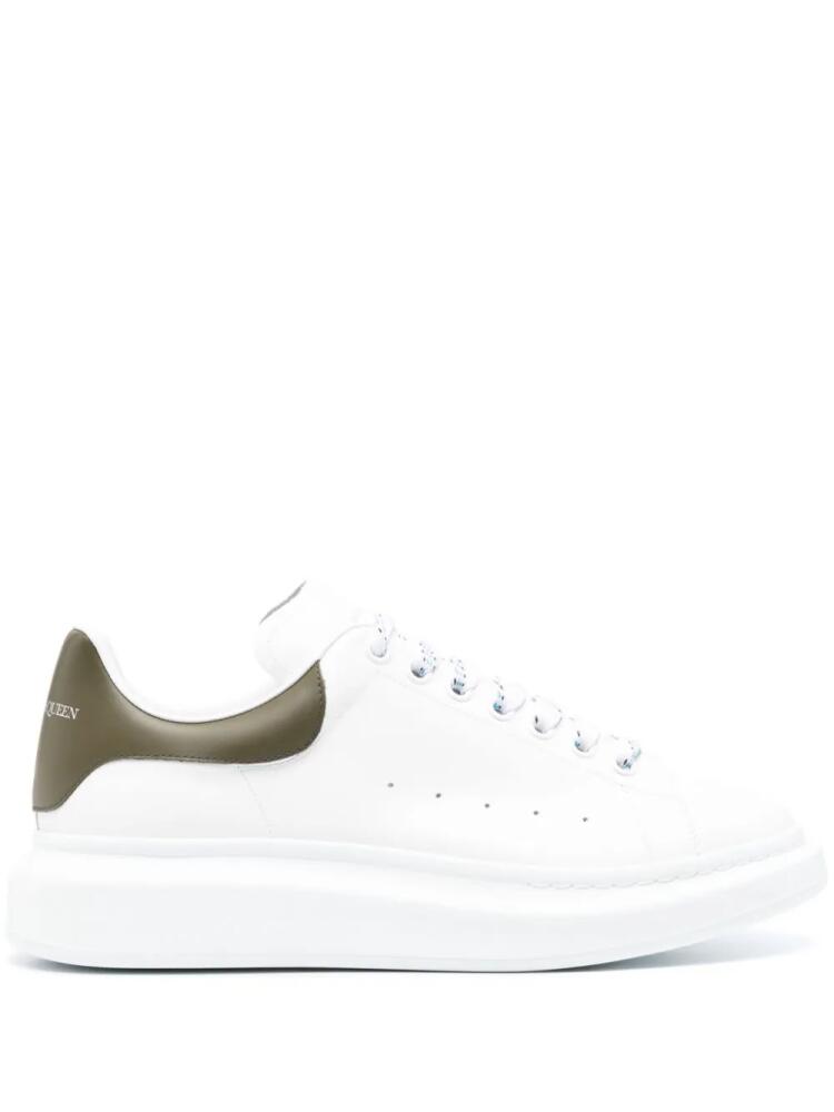 Alexander McQueen Oversized leather sneakers - White Cover