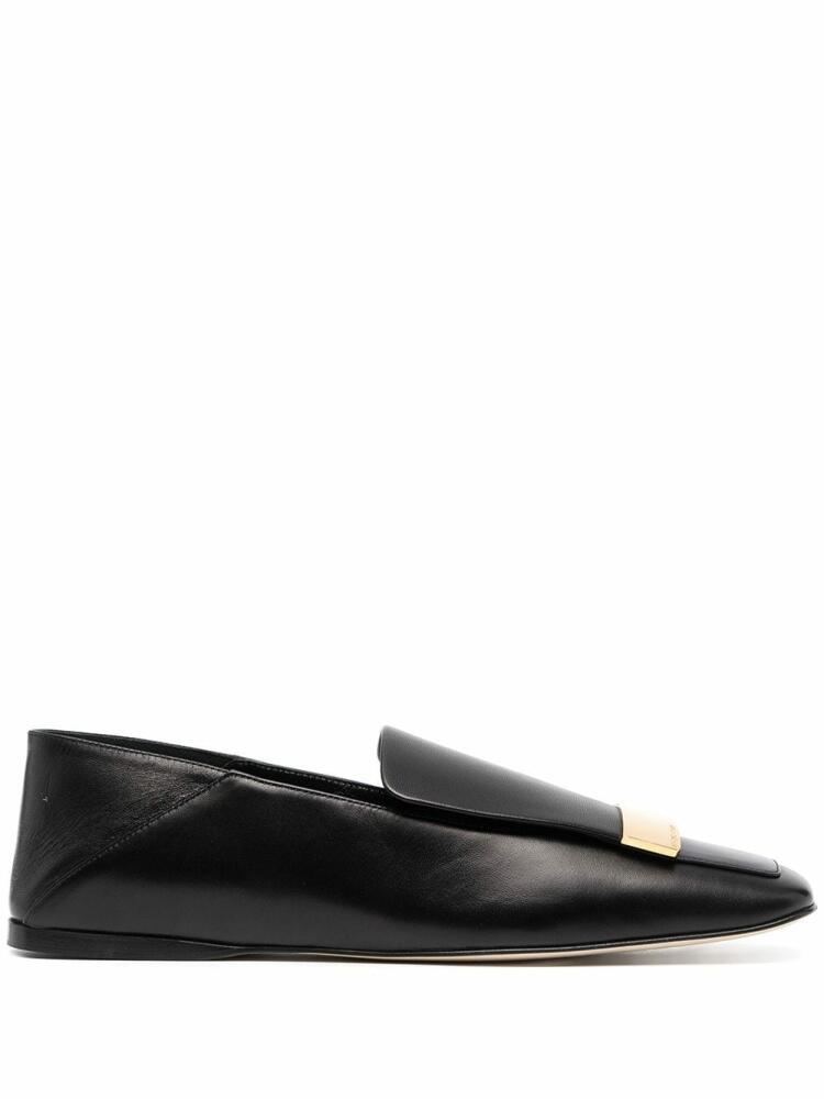 Sergio Rossi square-toe loafers - Black Cover