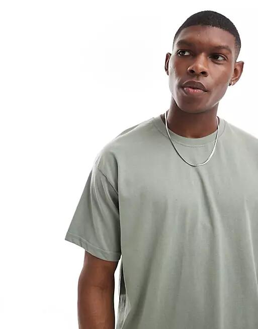 DTT oversized T-shirt in mint green Cover