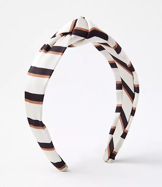 Loft Striped Knot Headband Cover