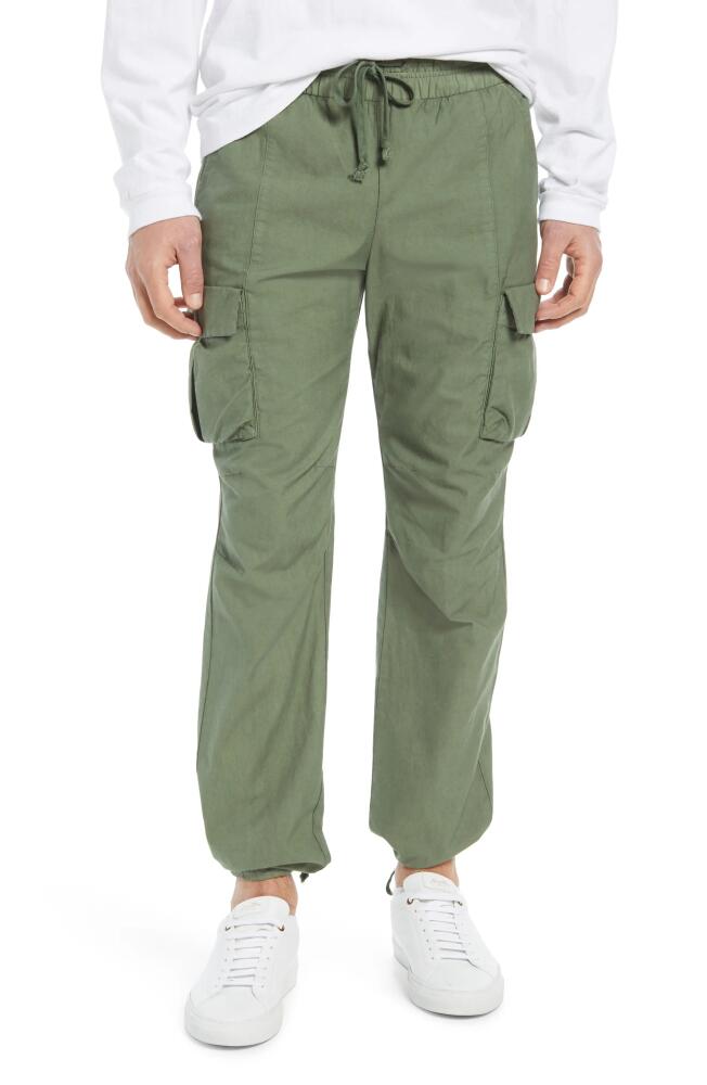 John Elliott Back Sateen Cargo Pants in Olive Cover