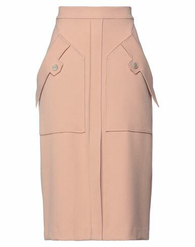 Eleventy Woman Midi skirt Light brown Polyester, Viscose, Elastane Cover