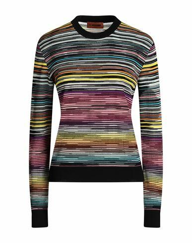 Missoni Woman Sweater Black Viscose, Wool Cover