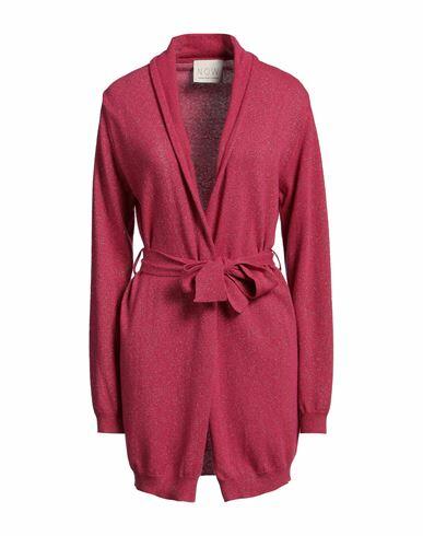 N. o.w. Andrea Rosati Cashmere Woman Cardigan Fuchsia Merino Wool, Viscose, Cashmere, Nylon, Metallic fiber Cover