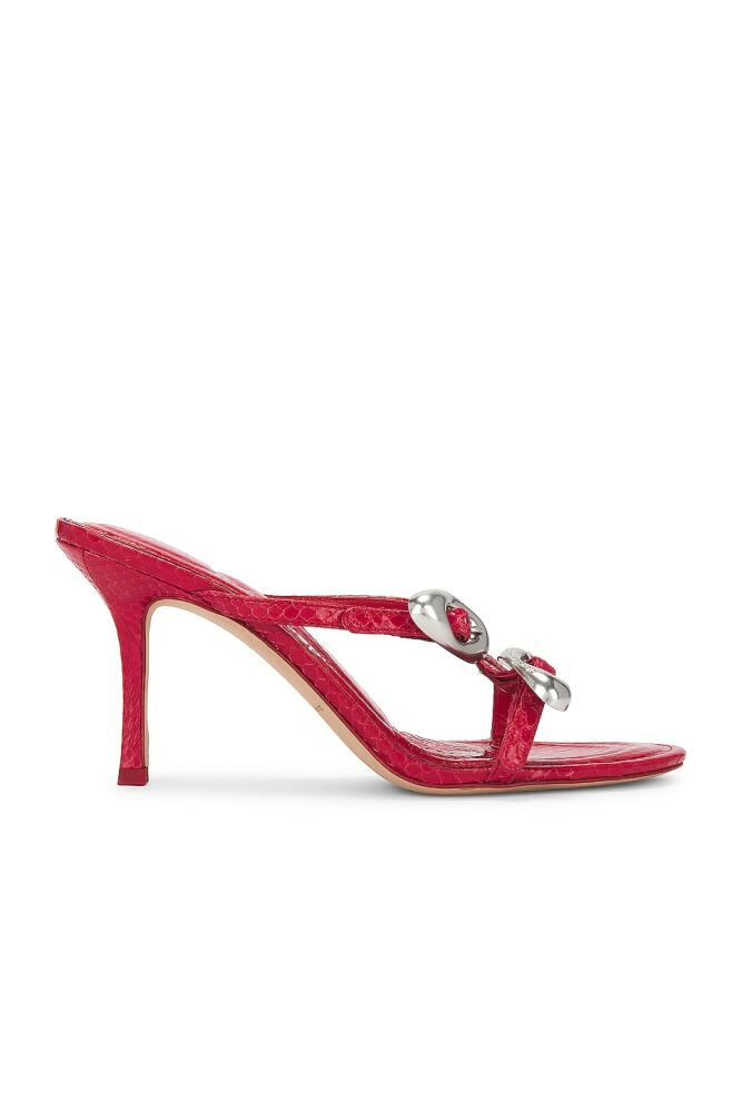 Alexander Wang Dome Strappy Slide Sandal in Red Cover