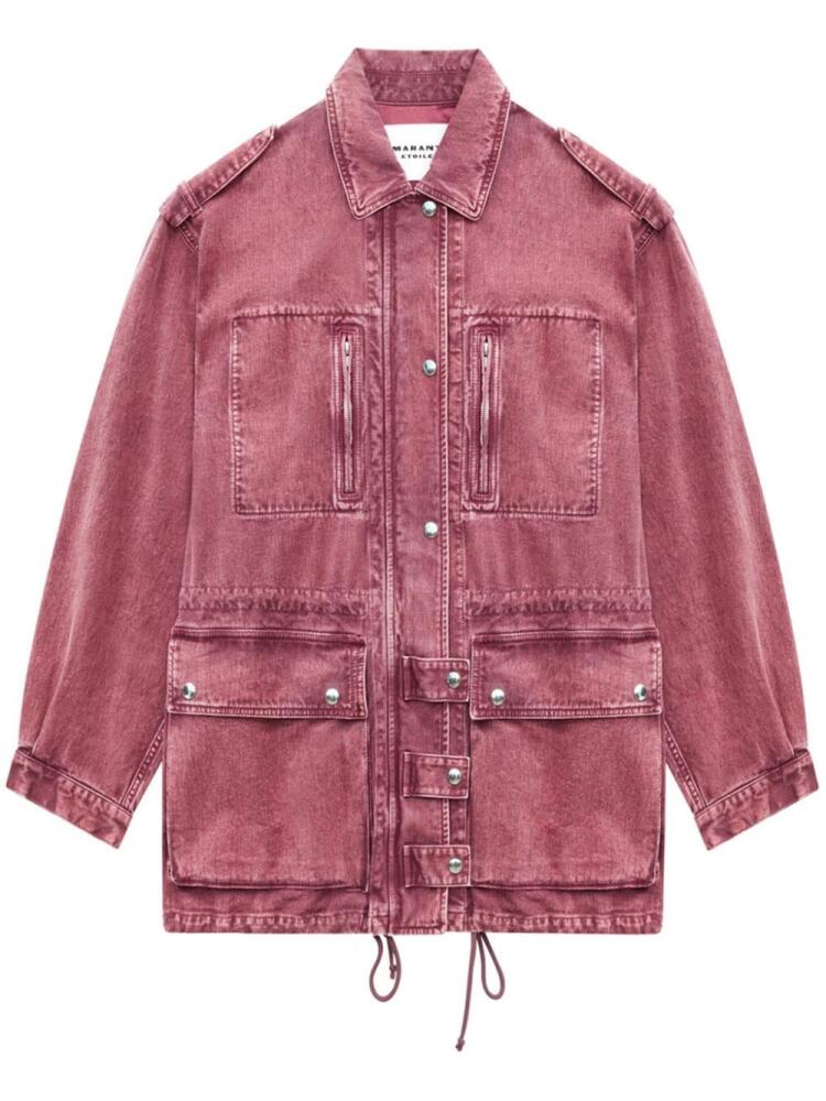 MARANT ÉTOILE Volta denim jacket - Pink Cover