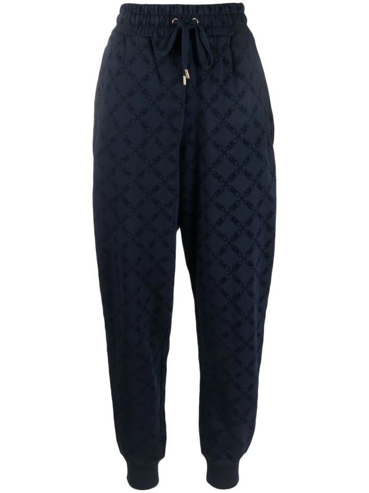 Michael Michael Kors Empire organic cotton track pants - Blue Cover