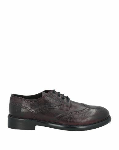 Jp/david Man Lace-up shoes Burgundy Soft Leather Cover