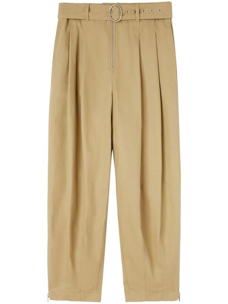 Jil Sander belted wide-leg trousers - Neutrals Cover