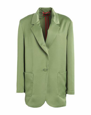 Max & co. Woman Blazer Green Polyester Cover