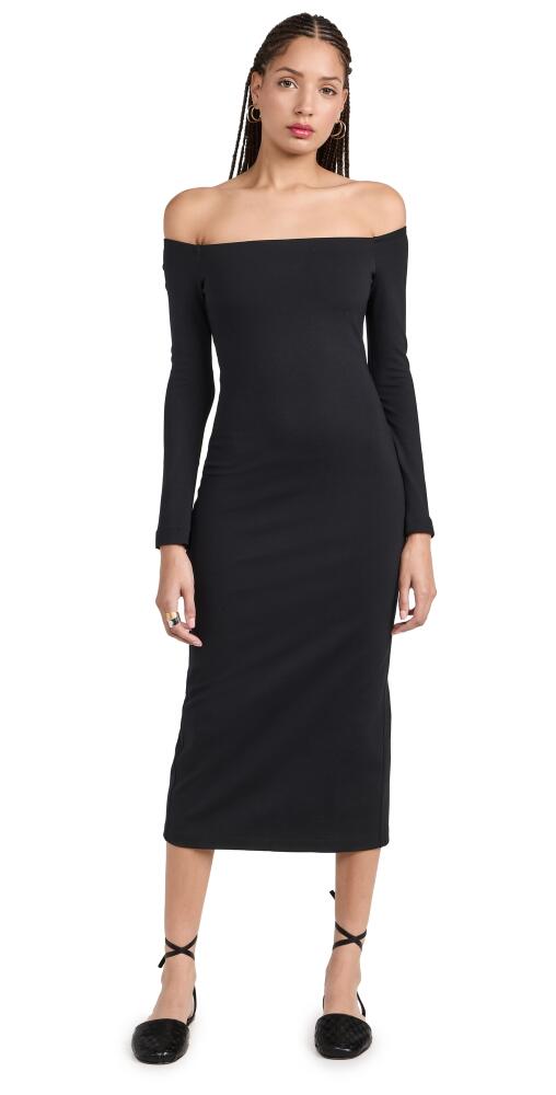 Enza Costa Off-Shoulder Dress Black Cover