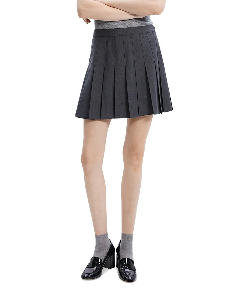 Theory Pleated Mini Skirt Cover