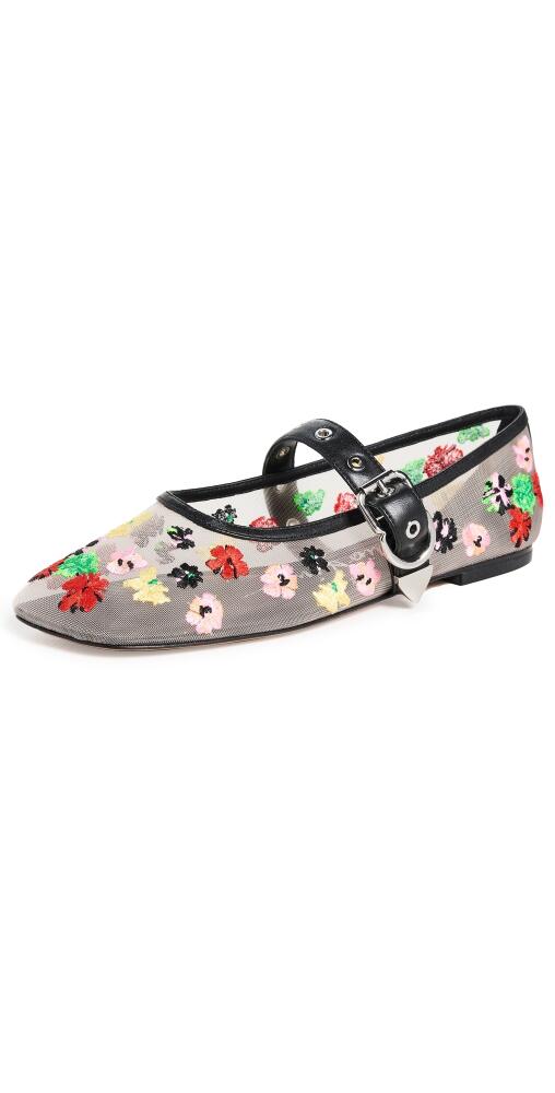 3.1 Phillip Lim ID Flowerworks Mesh Mary Jane Flats Creme Multi Cover