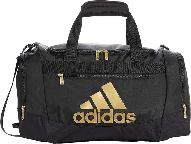 adidas Defender 4 Small Duffel Bag (Black/Gold) Handbags Cover