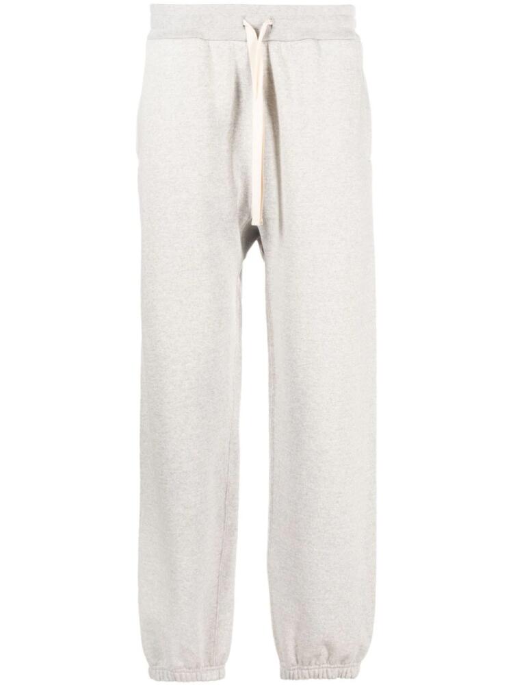 Jil Sander drawstring-waist cotton track pants - Grey Cover