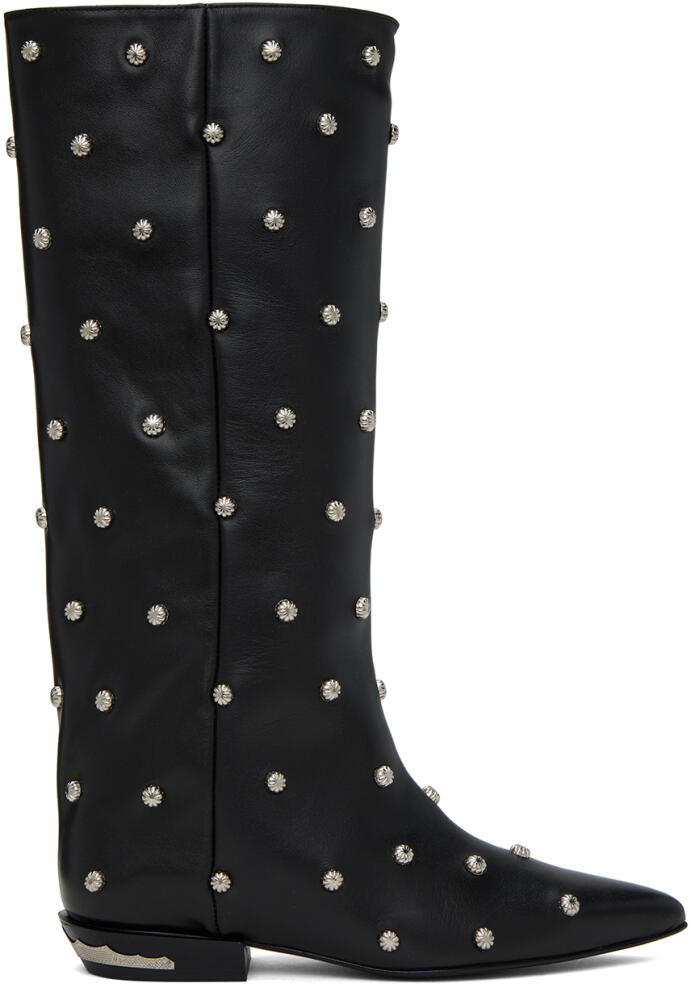 Toga Pulla SSENSE Exclusive Black Tall Boots Cover