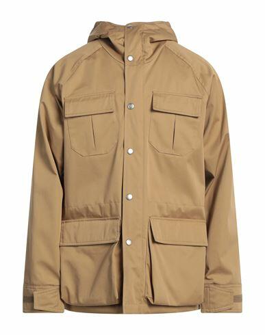 Holubar Man Overcoat & Trench Coat Khaki Cotton, Polyurethane Cover