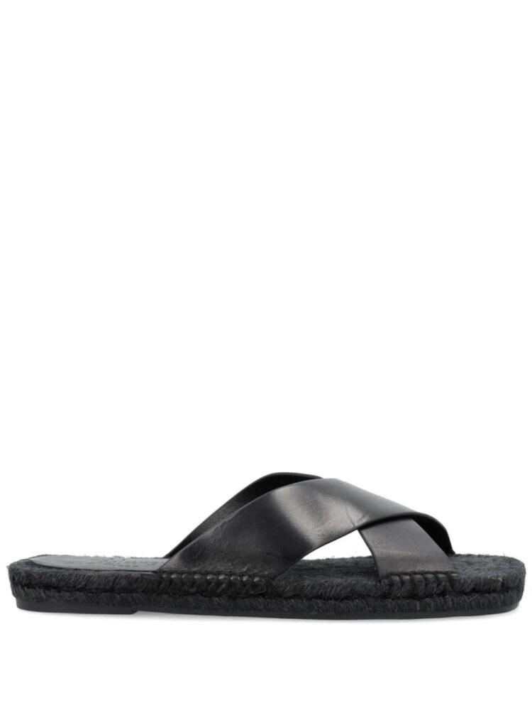 Castañer Kevin leather sandals - Black Cover